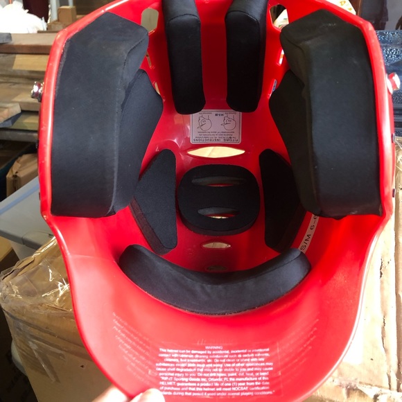 Rip-it baseball helmet, youth small, red - Picture 4 of 14